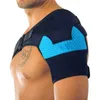 Knee Pads Breathable Gym Sports Care Single Shoulder Support Back Brace Guard Strap Wrap Belt Band Black Bandage Men/Women