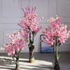 Decoratieve bloemen kunstmatige kersenboom landing simulatie bloem ornamenten grote perzik el trouwfeest huis decoratie