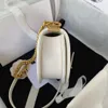 10A topkwaliteit luxe ontwerpers damestas Coco Beach mini-handtas echt leer kaviaar gewatteerde flap gouden tas portemonnee crossbody schouder zwarte tassen met doos