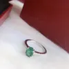 Diamants Legers Ring Emerald for Woman For Man Gang Drill 925 Silver T0p Quality أعلى جودة العداد لن تتلاشى أبدًا من الهدايا الممتازة 014