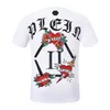 24SS Plein Bear T-shirt Mens Designer Tshirts Vêtements de marque Himestone Pp Skull Men T-shirt Round Neck Ss Love With Crystals Hip Hop Tshirt Top Tees 161712