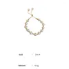 Trend mody Strand Unikalny projekt elegancki delikatny barokowy perłowy bransoletka panie premium biżuteria