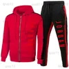 Męskie dresy męskie Jorden Designer Men's Tracksuit Hip Hop Fashion Fashion Kurtka