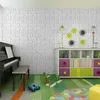 Stickers muraux 2mx70cm 3D Brique BRICOLAGE Décor Auto-Adhésif Papier Imperméable Pour Chambre D'enfant Chambre Cuisine Maison couvrant 230321