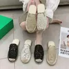 Slippers Large Size Women's Shoes Feet Wide And Fat Sister Single Fisherman Breathable Flat Bottom Half