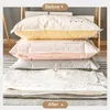 Storage Bags Vacuum Seal Bag Clothes Compressed Home Organizer Quilt Blanket Space Saving Packet Reusable Organization