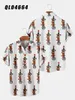 Chemises décontractées pour hommes 2023 chemise à revers à manches courtes pour hommes grande taille cirque 9 imprimé en 3D avec poches