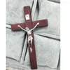 Pendentif Colliers E-Commerce Exportation Vin Rouge Pure Croix en bois à la main Amertume du Christ Priez avec