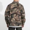 Chemises décontractées pour hommes Chemises tactiques de camouflage pour hommes en coton coupe décontractée chemises de travail à manches longues avec poches hauts militaires boutonnés pour l'extérieur 230321