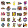 50pcs Street Graffiti Art Stickers Fashion Cool Graffiti adesivos para laptações de bagagem de bagagem de bagagem diy adesivos de motocicleta