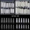 False Nails 240pcs/box Denim Nail Tips -Coffine Falses Manicure Tools Acrylic Nails-long Art Half -cover TD86-1&3