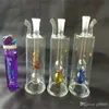Narghilè Varietà di accessori per bong in vetro narghilè Tubi per fumatori in vetro mini colorati multicolori