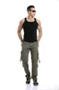 Pantalon homme Pantalon tactique militaire hommes salopette lavée multi-poches hommes pantalon en coton ample pantalon cargo mâle pour hommes pantalon taille 28-42 230321