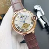 Montre-bracelet mécanique pour hommes, nouvelle marque originale, Business, classique, boîtier rond, horloge recommandée a5, 2023