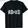 قمصان الرجال ADHD Highway to Hey Look Tirt Men Grunge Grunge Grunge Tshirts Japan Fuuny Tees Top Tshirt Tops Tops Droshipping 0321H23 0322H23