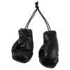 Keychains M2EA Boxing Gloves Pendant Pink White/ Red / Black Blue/ 2 Pcs Hanging Decoration Or Souvenir Display Holiday