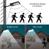 Luzes de rua solar de 500W Luzes de segurança LEDs de segurança Luzes de inundação Sensor de movimento IP65 Dusk à prova d'água Amanhecer solar lâmpadas de luz solar controles remotos