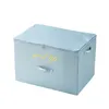 Boîtes de rangement Bacs Pliable Vêtements Boîte De Rangement Hommage Satin Armoire Sous-Vêtements Soutiens-Gorge Organisateur Grande Capacité Couette Conteneur De Rangement Camping Box 230321