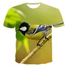 T-shirt Męski T-shirt Animal okrągła szyja