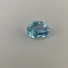 Gevşek elmaslar 10x8mm 34 s doğal topaz oval kesim gök mavisi değerli taş gevşek taş 230320