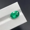 Diamants en vrac Meisidian ovale taille brillant 8x6mm 1 bague en pierre émeraude verte Muzo cultivée 230320