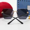 Newest Frameless Sunglass Designer Polarized Cat Eye lenses Luxury Sunglass Brand For Men Women Pilot Sun UV400 factory eyewear sun Glass Eyeglass Polaroid Lens