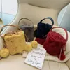 Sacs de soirée UKQLING peluche femmes sac seau automne et hiver épaule petites dames bandoulière fourrure sac à main fourre-tout femme