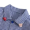 Kinderhemden Japanische Jungen und Mädchen Cartoon Bär Auto Kariertes Hemd Kinder Langarm-Innenbekleidung 230321