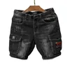 Men's Jeans Summer Streetwear Cargo Denim Shorts Fashion Brand Retro Multi-pocket Short Pants Casual Trend Masculino