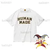 T-shirts pour hommes Human Made Slub Cotton Short Sleeve Hommes Femmes 1 1 Meilleure qualité Top Tees Lettre Impression T-shirts T230321