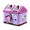 Depolama kutuları kutular küçük ev sevimli piggy banka para kutusu teneke plaka tasarruf hediye çocuklar için s 230320
