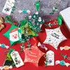 Anahtarlıklar Mutlu Noel Partisi Favors Set Angel Star Bells Kolyesi Ana Zinciri Şeker Hediye Çantaları Tags Cards için Tatil Süslemesi