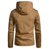 Giacche da uomo Giacca a vento Giacca militare con cappuccio Giacca a vento Cappotto casual Abbigliamento maschile Cappotti bomber da uomo autunno