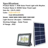 Luces de inundación solares LED de 60W - 800W Control de aplicación inteligente Luz exterior que cambia de color RGB Reflectores para exteriores Lámpara de seguridad del anochecer al amanecer con control remoto Crestech