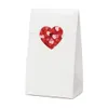 500pcs Cartoon Heart Sticker Envelope Seal Scrapbook Sticker Pink Heart Cute Round Sticker Stationery Label Stickers 2000