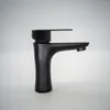 Bathroom Sink Faucets Black Basin Faucet Deck Mounted Cold Water Mixer Taps Lavatory Stainless Steel Tap