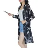 Kvinnors blusar Chiffon Shirt Cardigan Slim Women Coat Jacket Outdoor Boho Shawl Cape Sunscreen Smock Thin Blouse Tops