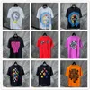 Camisetas para hombre Camisetas Comprar Chromes Heart 2023 Top Designers Letra en relieve Herradura Sanskrit Cross Pattern Tees Tamaño S-xl