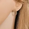 earrings with circle backs