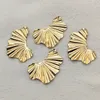 Charmes Arrivée 32x22mm 100 pcs pendentifs en laiton feuille de cuivre charme pour collier fait à la main boucle d'oreille bricolage pièces bijoux résultats composants 230320