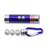 3 in1 LED Mini Flashlight Aluminum Alloy Torch with Carabiner Ring Keyrings mini Flashlight Red Laser Pointer