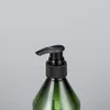 収納ボトル20pcs 300mlグリーンホワイトグレーの空のシャンプーシャワーボトルプラスチックスクイーズ補充可能なローションポンプエルバスルームの家