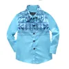 Kinderhemden, Jungenhemden, Kinderoberbekleidung, Unisex-Hemden, 100 % Baumwolle, gestreift, langärmeliges, formelles Mädchenhemd für Studenten, 100–160 cm, 230321