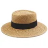 صيف بنما القبعات النقية المنسوجة يدويًا جديدة في الهواء الطلق قبعة شمس الساحلية قبعة شاطئية واسعة الحافة أغطية الذكور مقعرة أعلى القبعة القبعة القبعة القبعة bc510