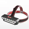 Super Bright 35 Led Headlamp 4 Modalità di illuminazione Fari ricaricabili USB Impermeabile all'aperto Running Cycling Head Lamp Torcia elettrica Riparazione auto minatore luci