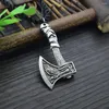 Catene NorseViking Axe Collana con ciondolo a catena per uomo Collo maschile Regalo gioielli BFF