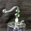 Hosahs Gourd Pot Glass Bongs Accessories Glass Rökrör Färgglada mini Multi-färg