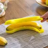 Conjuntos de utensílios de jantar 1pc Banana Protector Caso ao ar livre Caixa de frutas de armazenamento de armazenamento de armazenamento portabletrip viagens