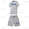 Men's Tracksuits TRAPSTAR Tracksuit Set Men T ShirtShorts Sets Summer Sportswear Jogging Pants Streetwear Harajuku Tops Tshirt Suit 220602 T230321