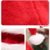 Christmas Decorations Long Cozy Wrap Elf Santa Hat Adult Party Costume Accessory Red White